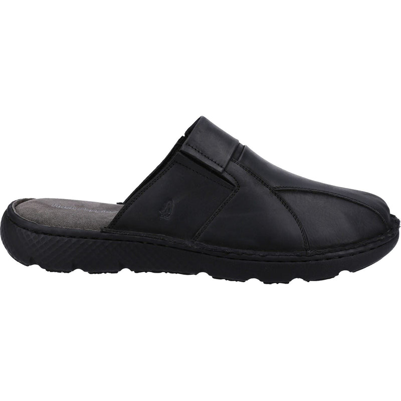 Hush Puppies Carson Leather Men's Black Mules