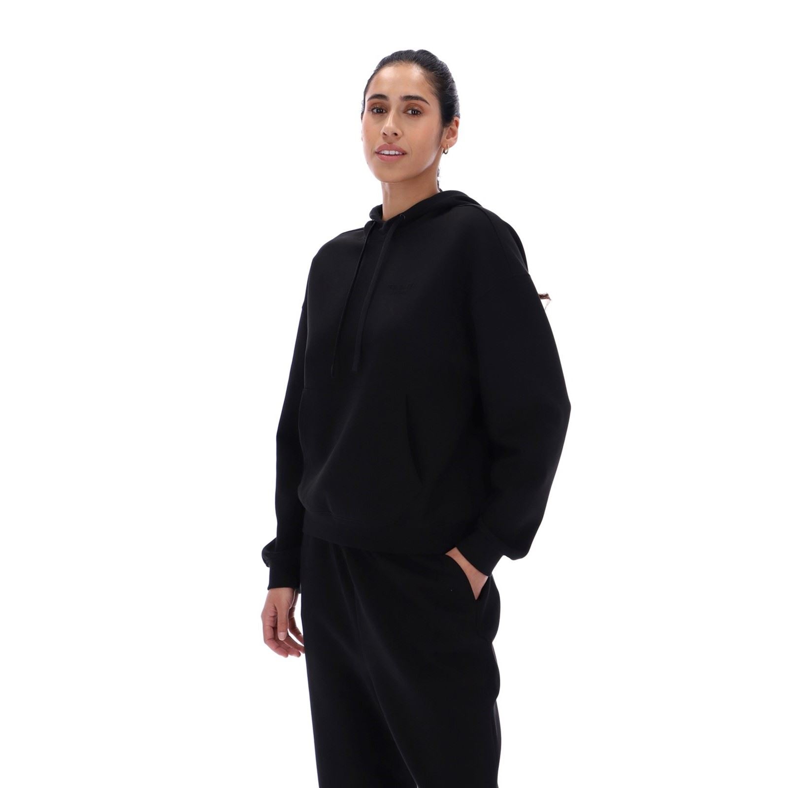 Ted Baker HEIDI TBWHSS2632 Polyester Women's Black Hooded Sweatshirt