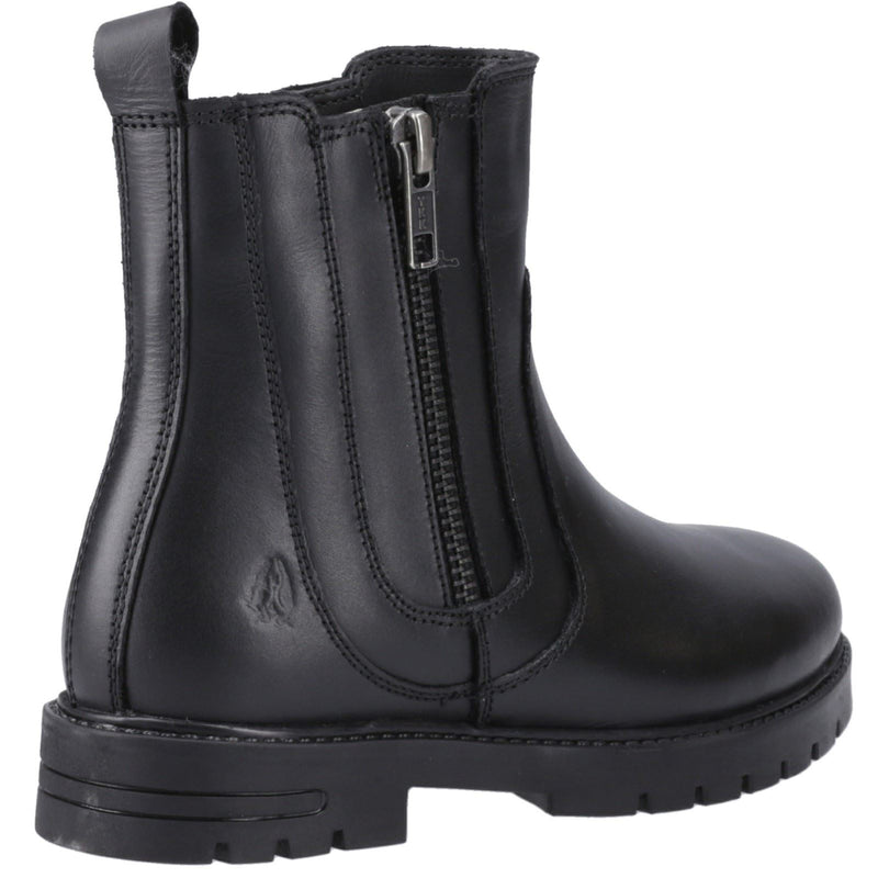 Hush Puppies Liana Leather Girls's Black Boots