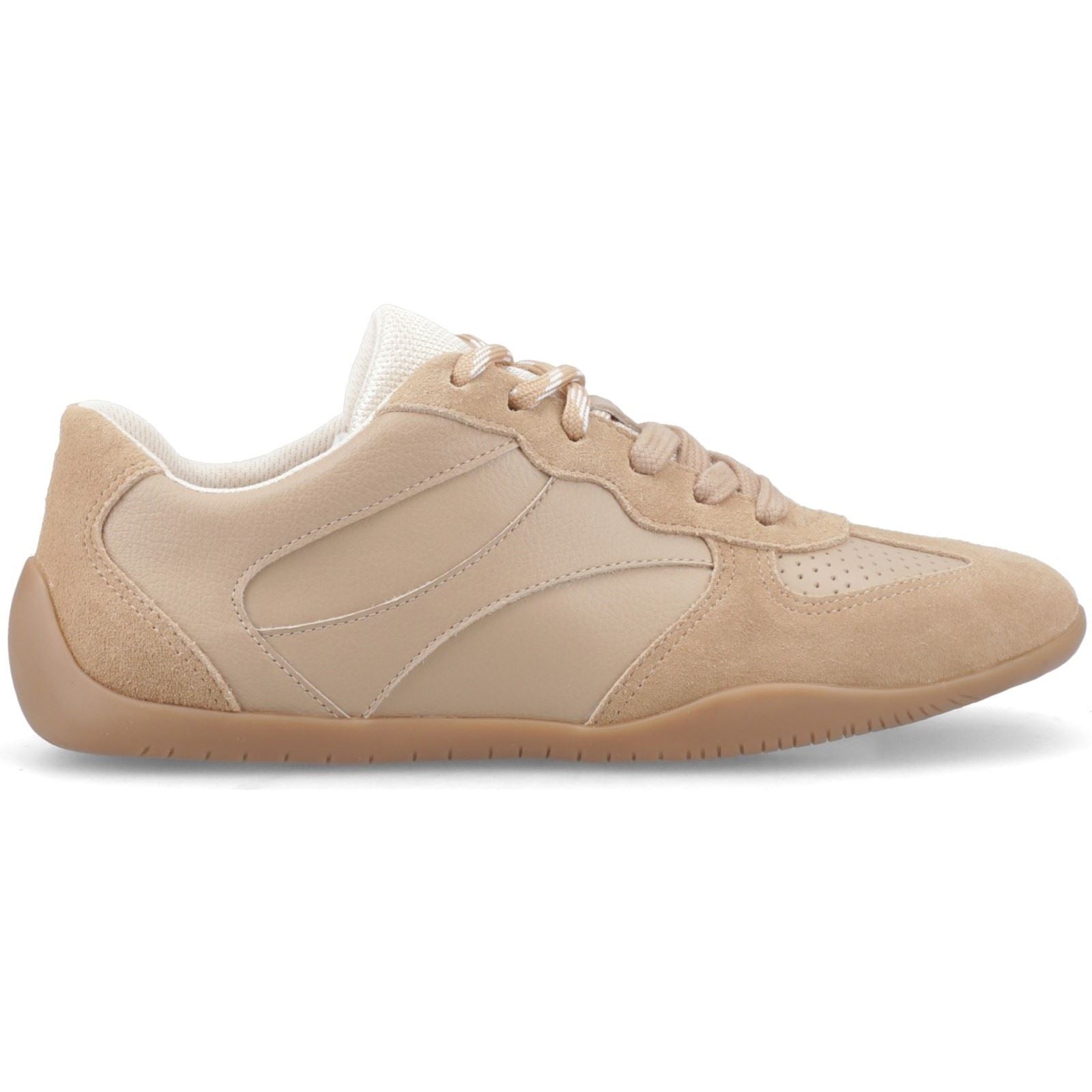 Hush Puppies Jovie Leather Women's LIGHT TAN Trainers