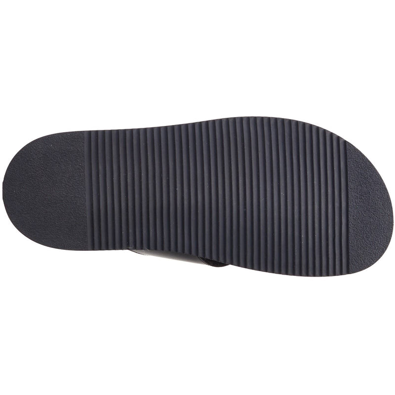 Base London Webb Leather Men's Black Sandals