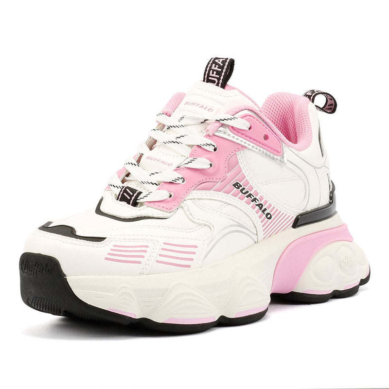 Buffalo Truck Women's White/Pink Sneakers