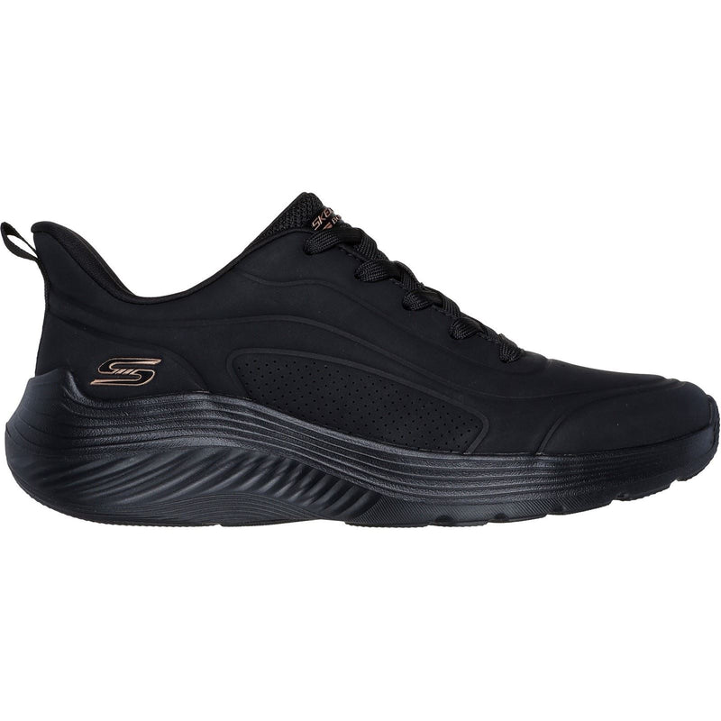 Skechers BOBS Sport Squad Waves Just Wading Synthetic Women's Black Sneakers