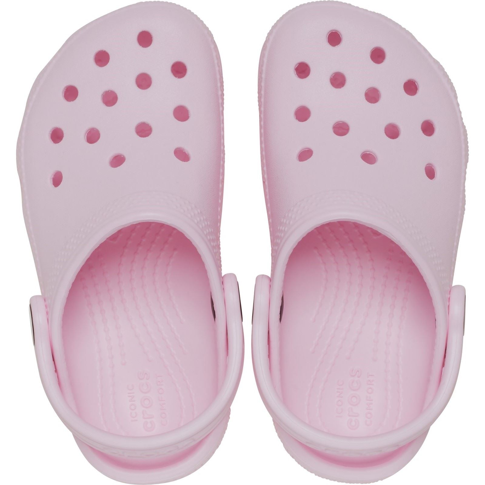 Crocs Kids' Classic Clog Synthetic Pink Milk Loafers