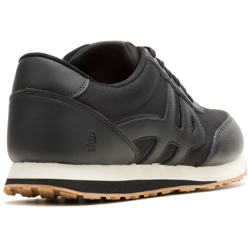 Hush Puppies Seventy8 Leather Men's Black Sneakers