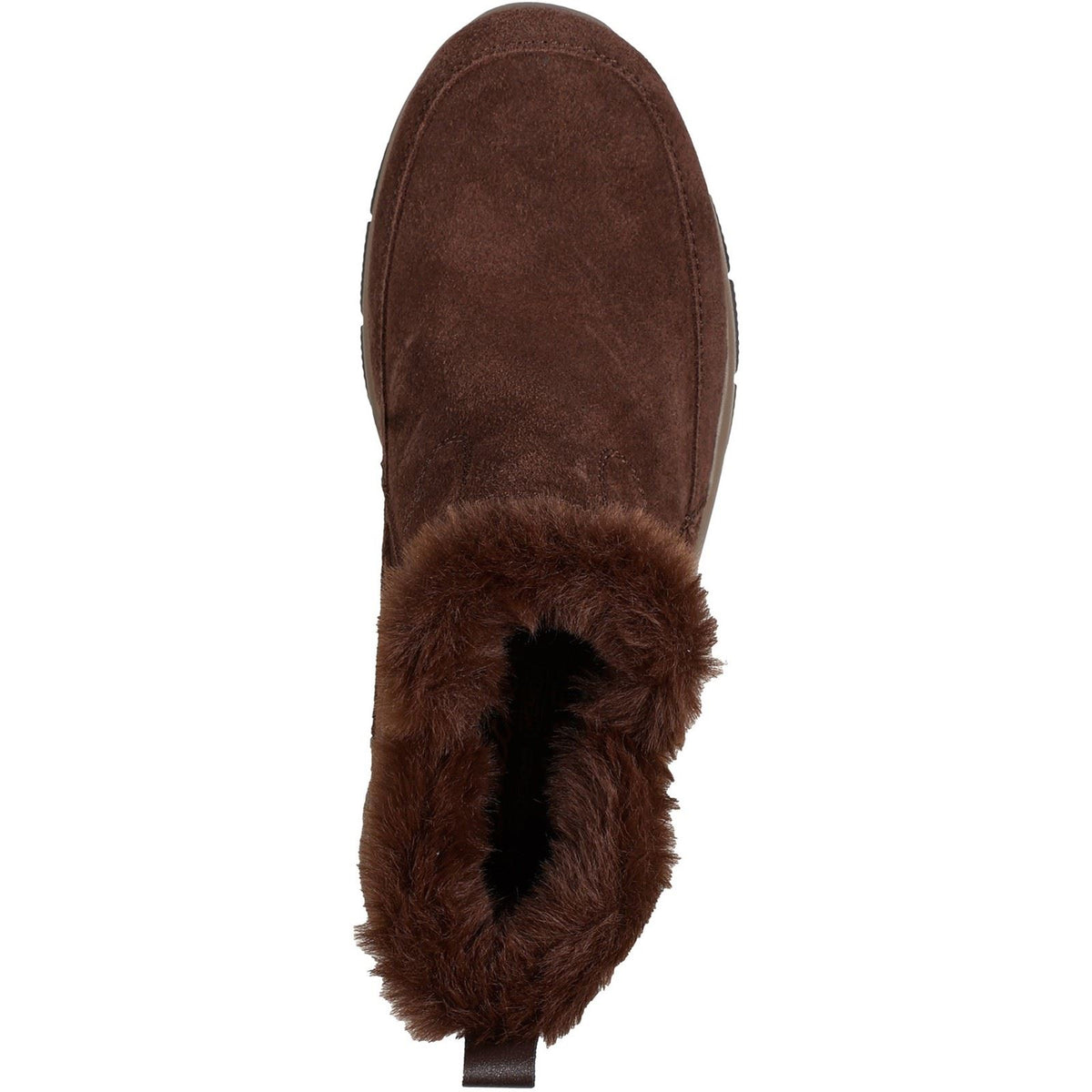 Skechers Easy Going Cool Zip! Leather Women's CHOCOLATE Winter Ankle Boots