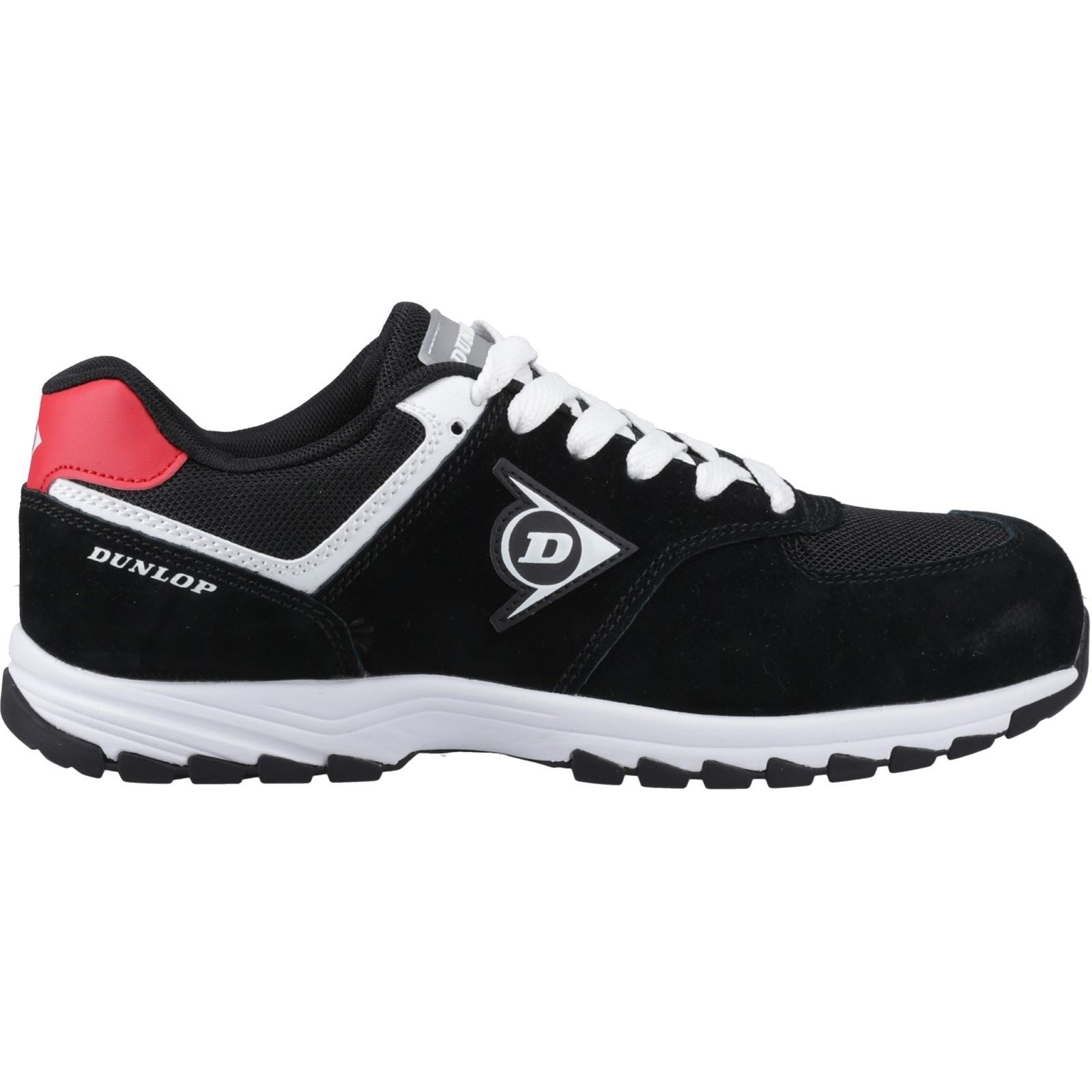 Dunlop Arrow Suede Men's Black/Red/White Safety Shoes