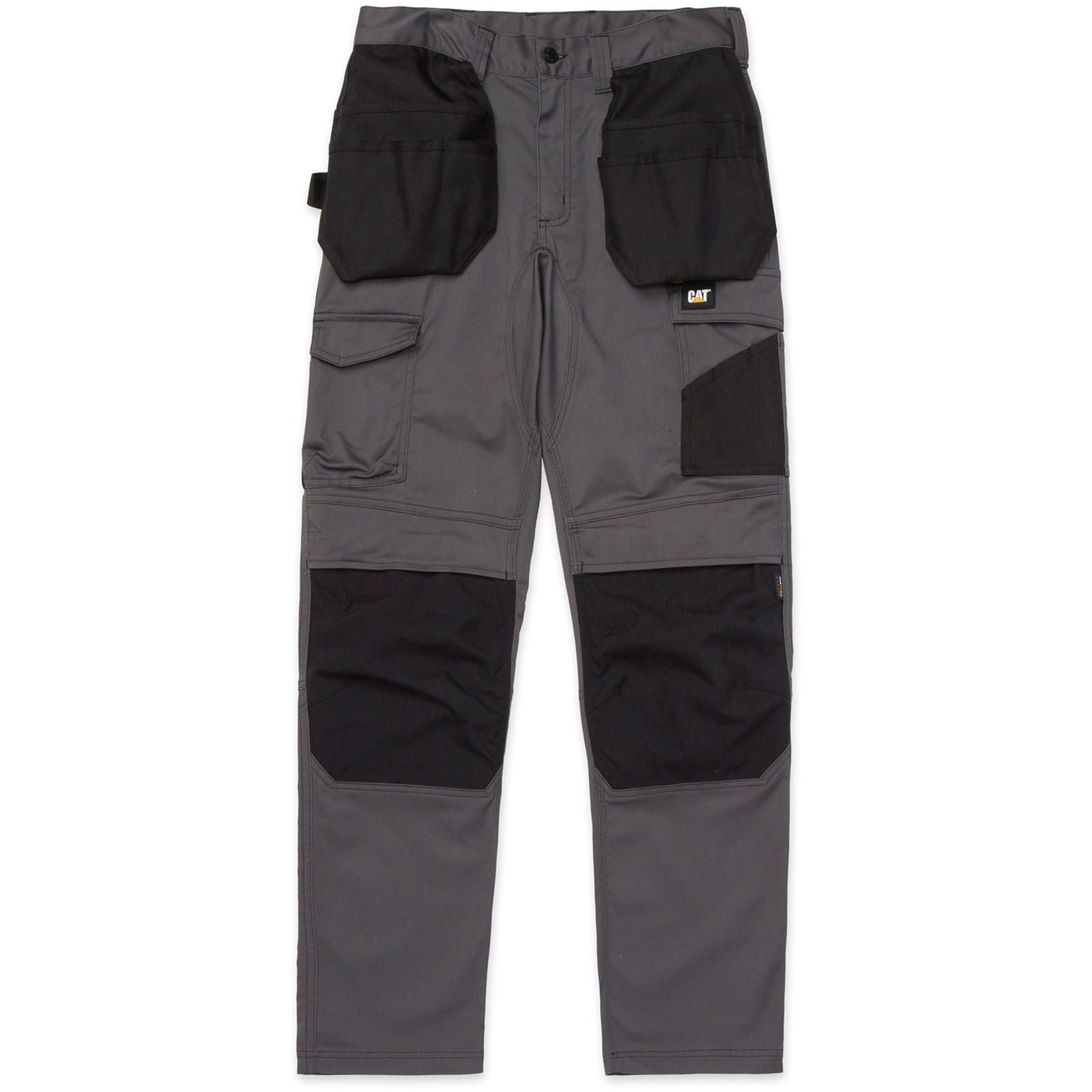 Caterpillar Essential Knee Pocket Stretch Holster Synthetic Men's Grey Outdoor Trousers