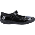 Hush Puppies Rosanna Junior/Youth Girls Black Patent Leather Shoes