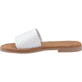 Hush Puppies Hetty Slide Leather Women's White Sandals