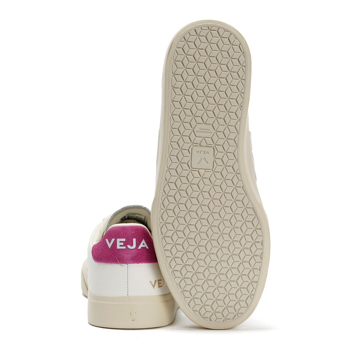 Veja Campo Leather Women's White/Silver/UltraViolet Sneakers