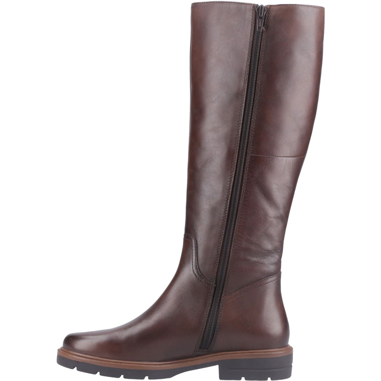 Hush Puppies Tallulah Leather Women's Brown Boots