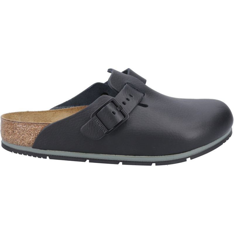 Birkenstock Boston Pro Leather Women's Black Clogs