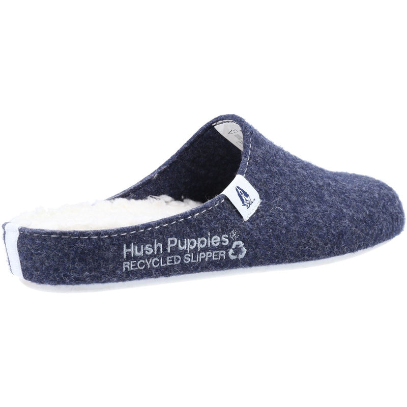 Hush Puppies The Good 90% Recycled RPET Synthetic Women's Navy Slippers
