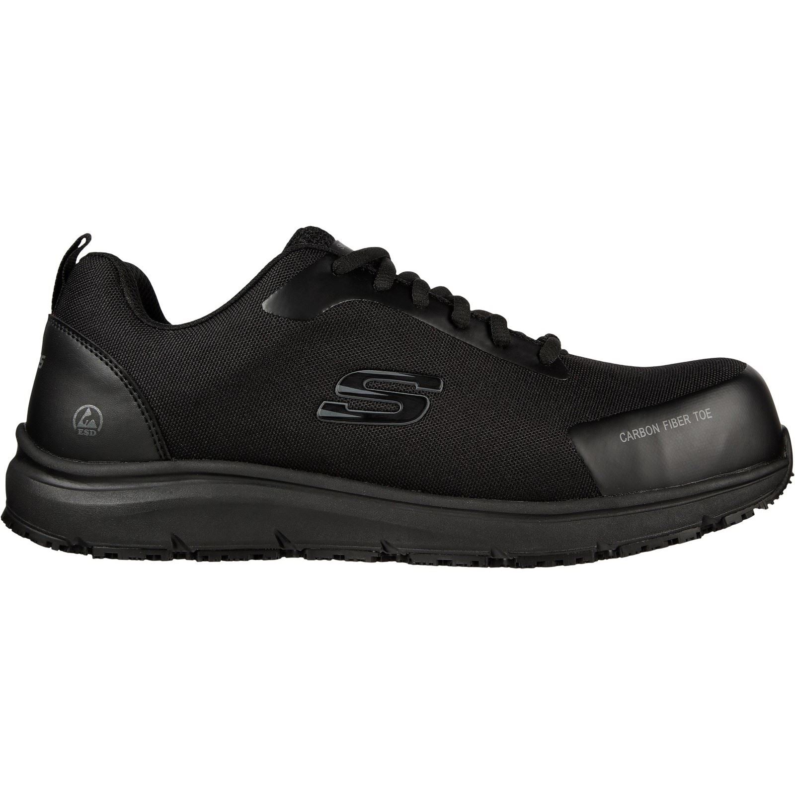 Skechers Workwear Ulmus SR Safety Toe Mesh Men's Black Safety Sneakers