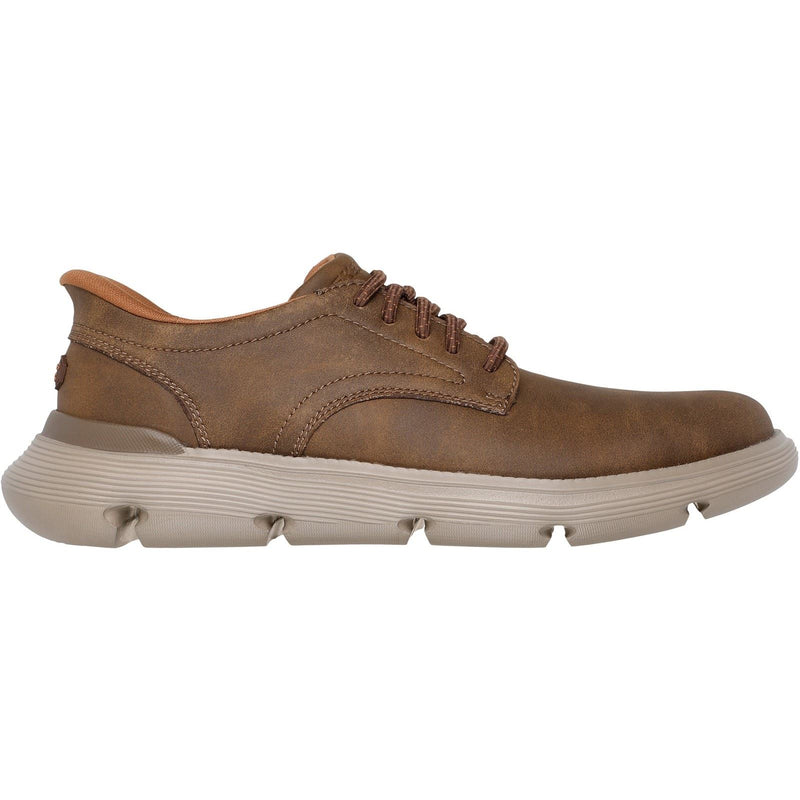 Skechers Garza Duran Leather Men's Taupe Sneakers