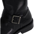 Dune Pixen Leather Women's Black Boots