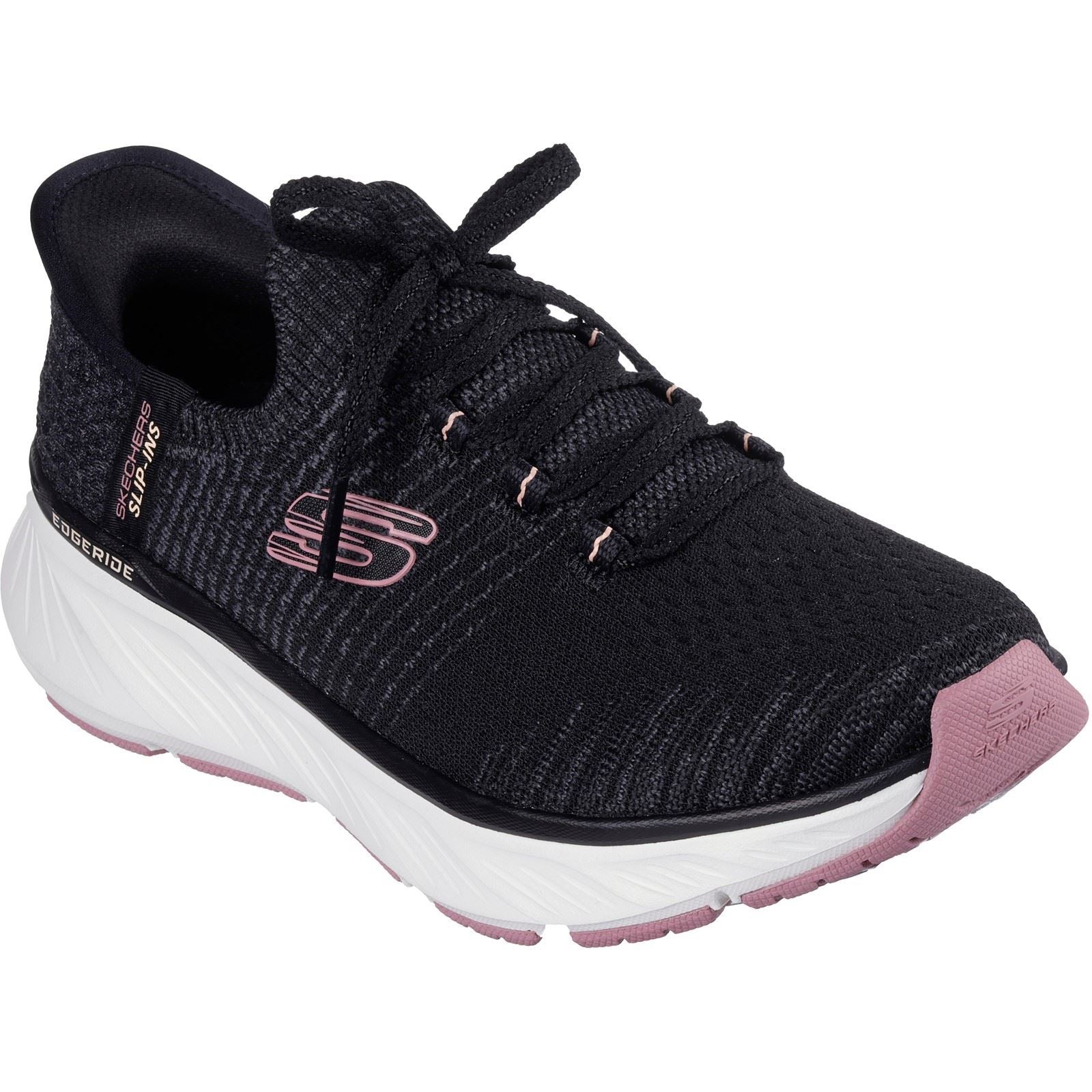 Skechers Edgeride Impression Textile Women's Black/Pink Sneakers