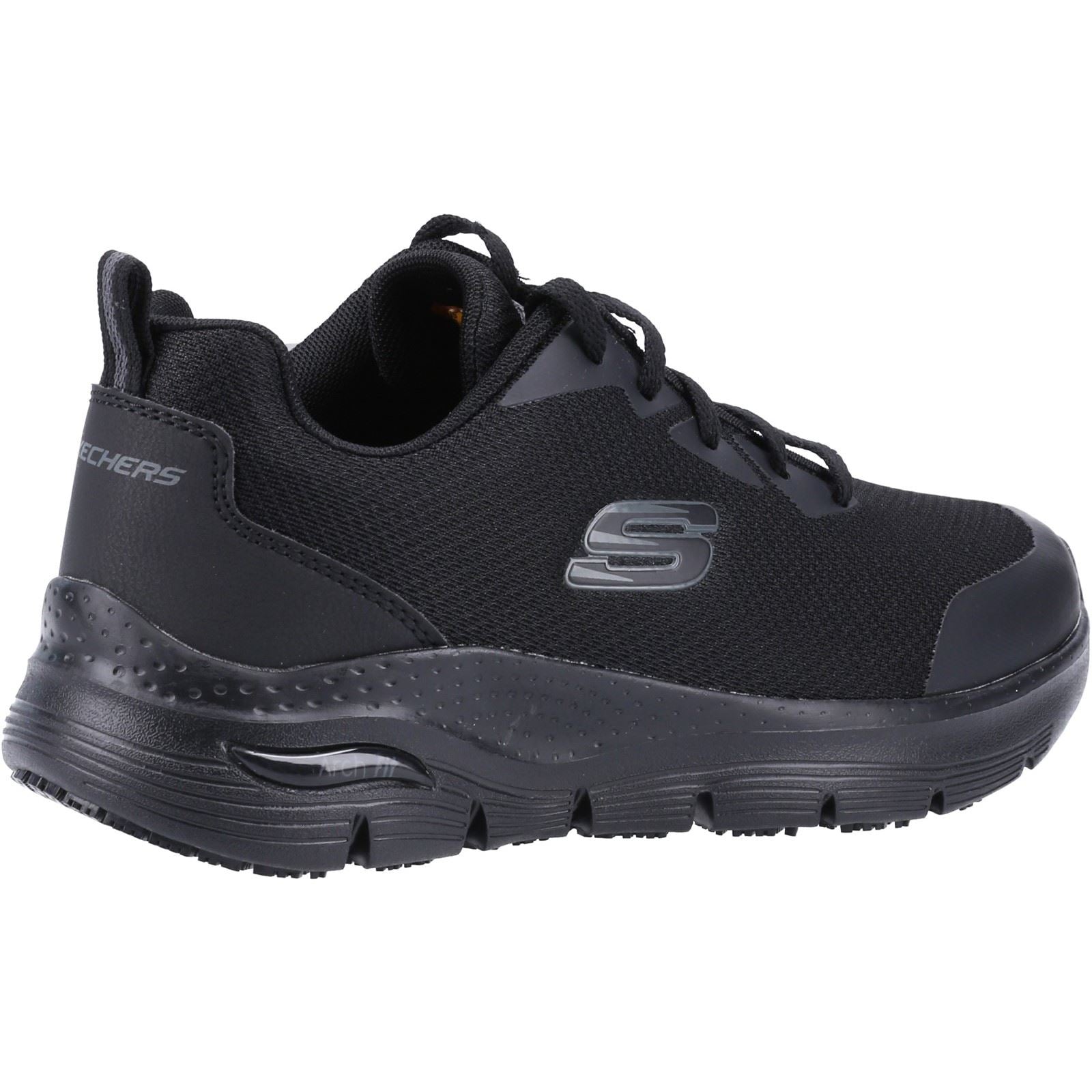 Skechers Workwear Arch Fit Sr Polyester Women's Black Safety Sneakers
