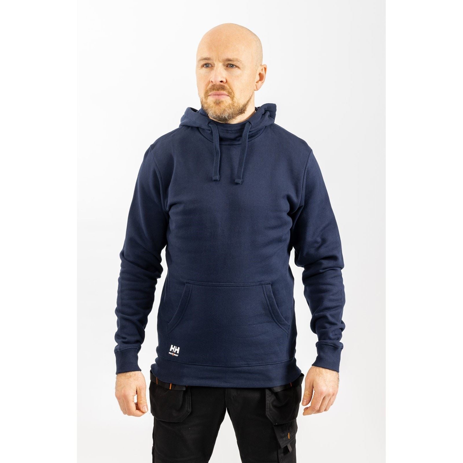 Helly Hansen Workwear Manchester Cotton Men's Blue Hooded Sweatshirt