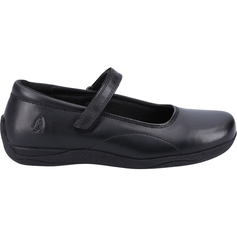 Hush Puppies Aria SNR Leather Girls's Black Shoes
