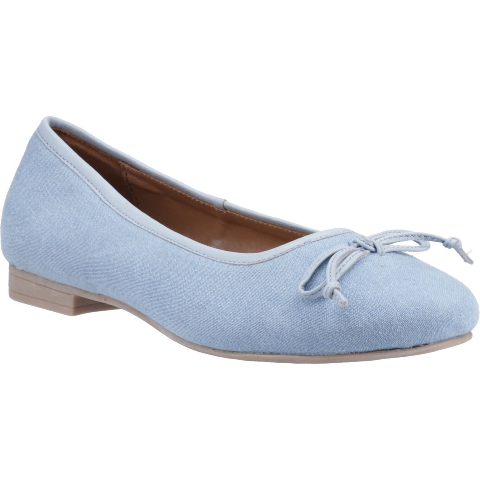 Hush Puppies Naomi Textile Women's Denim Flats
