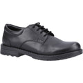 Hush Puppies Bruno Junior Leather Boys's Black Derby Shoes