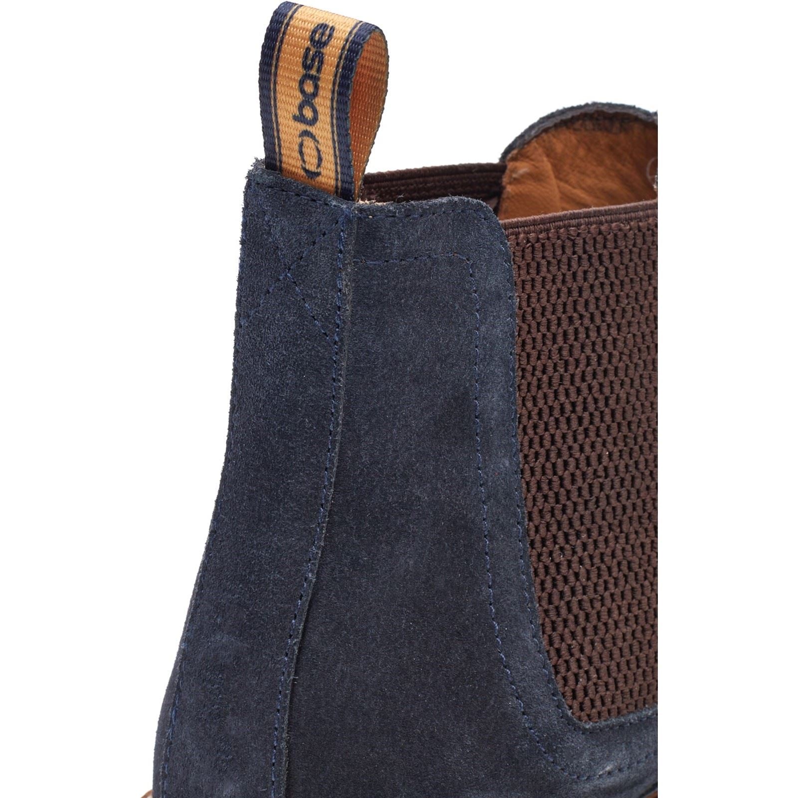 Base London Sussex Chelsea Leather Men's Navy Boots