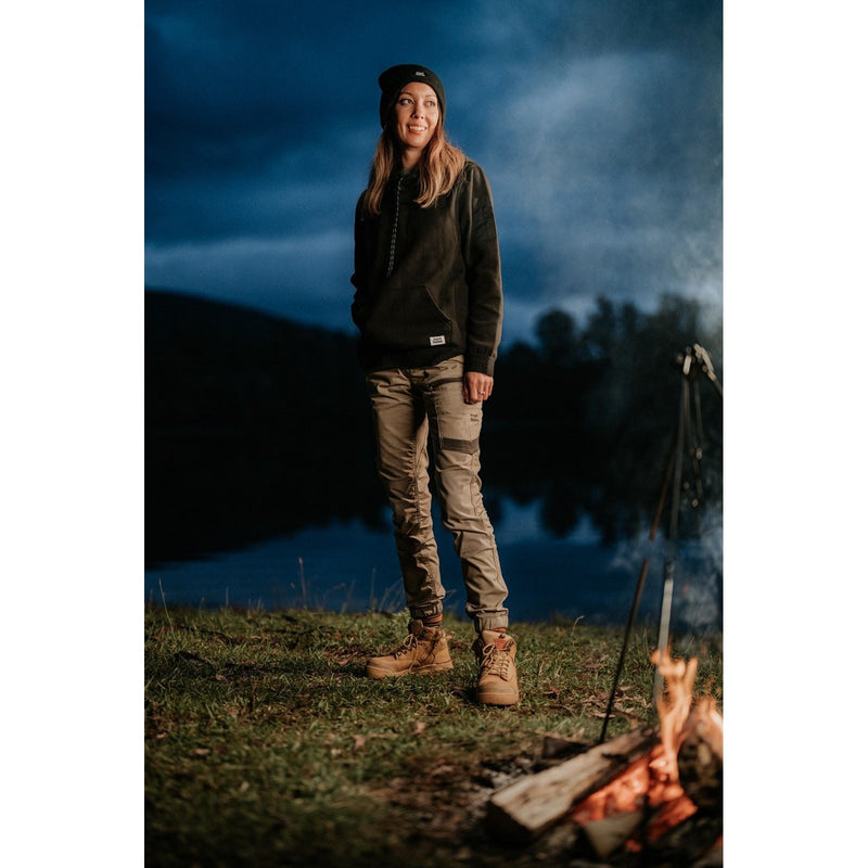 Hard Yakka 3056 Lace Leather Women's Wheat Safety Boots