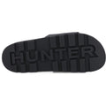 Hunter Core Embossed Slider Synthetic Black Slides