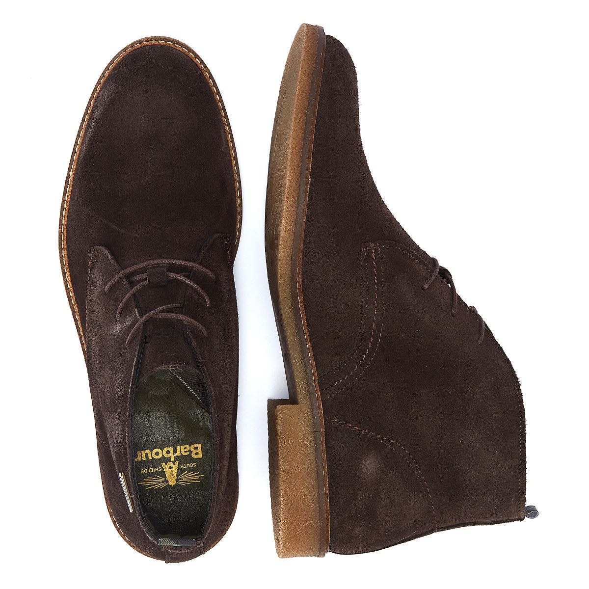 Barbour Sonoran Choco Suede Men's Dark Brown Boots