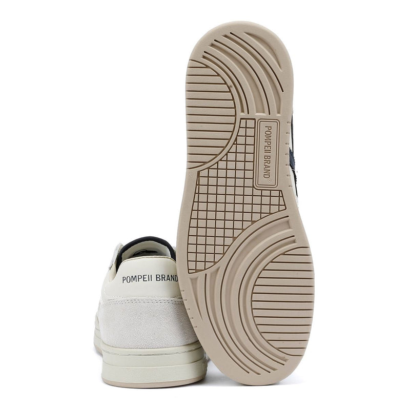 Pompeii Elan Leather Men's Ecru/Navy Sneakers