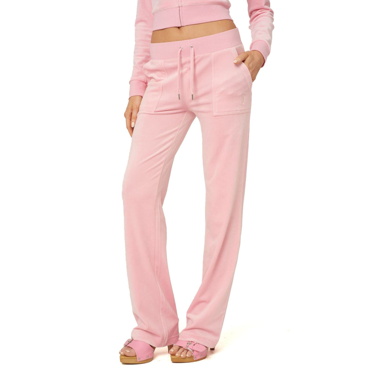 Juicy Couture Del Ray Pant Polyester Women's Juicy Pink Joggers