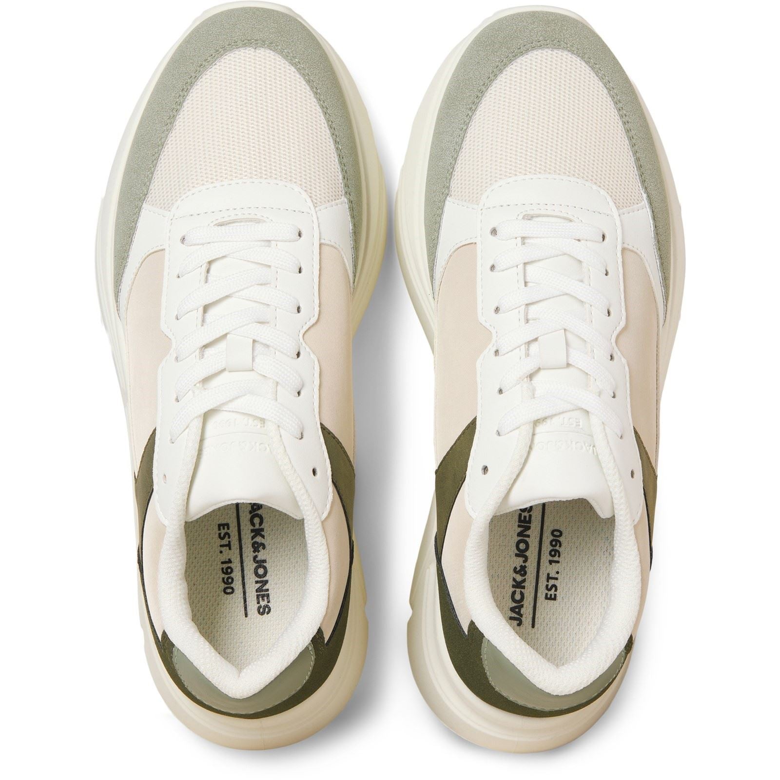 Jack & Jones Aspire Runner Men's White Seagrass / Bronze Green Sneakers