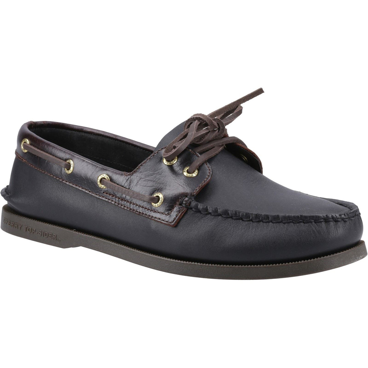 Sperry Top-Sider Men\'s 12M Pebbled Leather Saltwater Chukka Boot Black/Amaretto‎ Amazon.com | Sperry Men main image 3