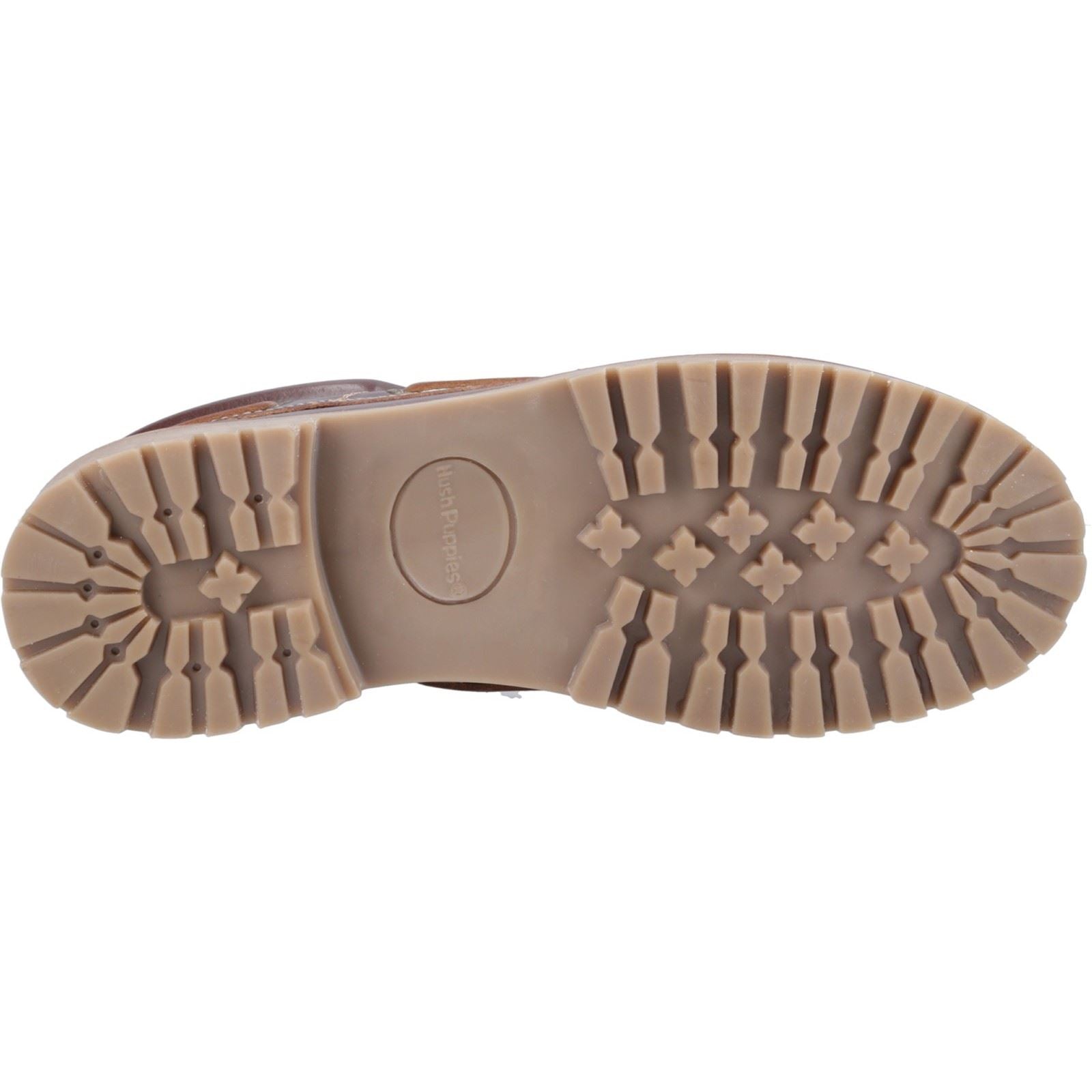 Hush Puppies Weston Leather Men's Brown Boat Shoes