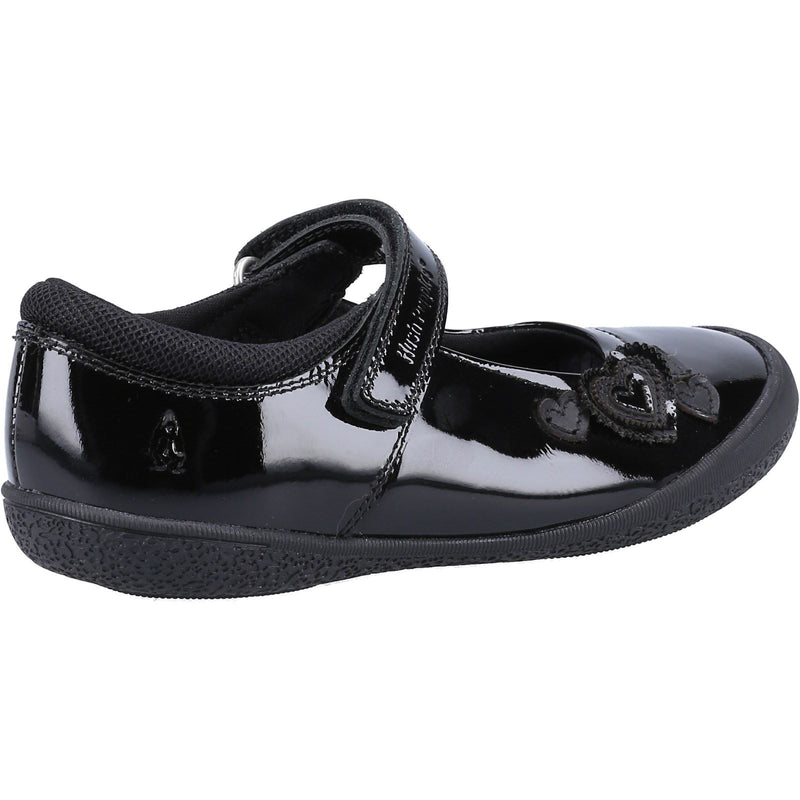 Hush Puppies Rosanna Junior/Youth Girls Black Patent Leather Shoes