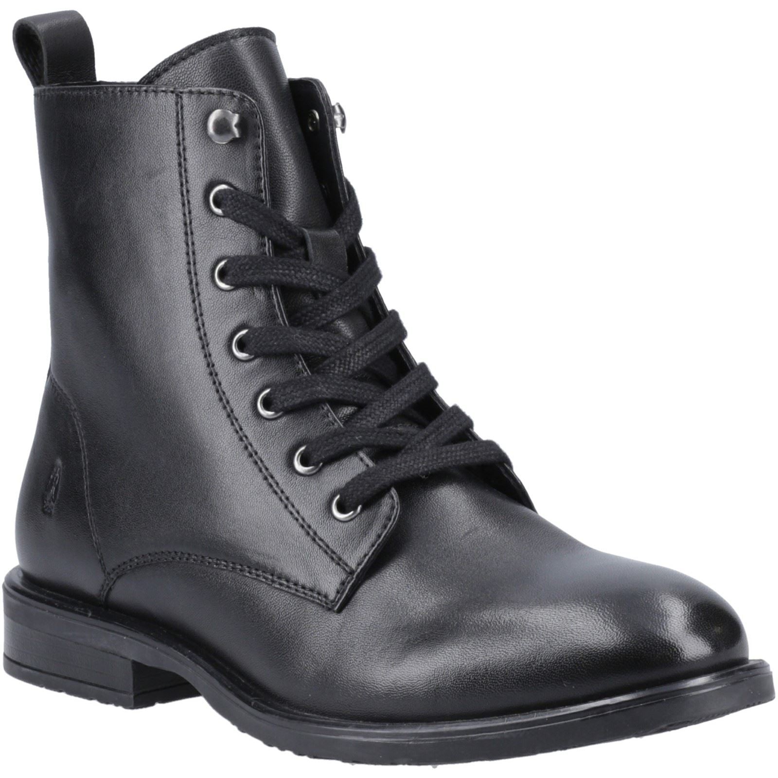 Hush Puppies Valentina Leather Women's Black Boots