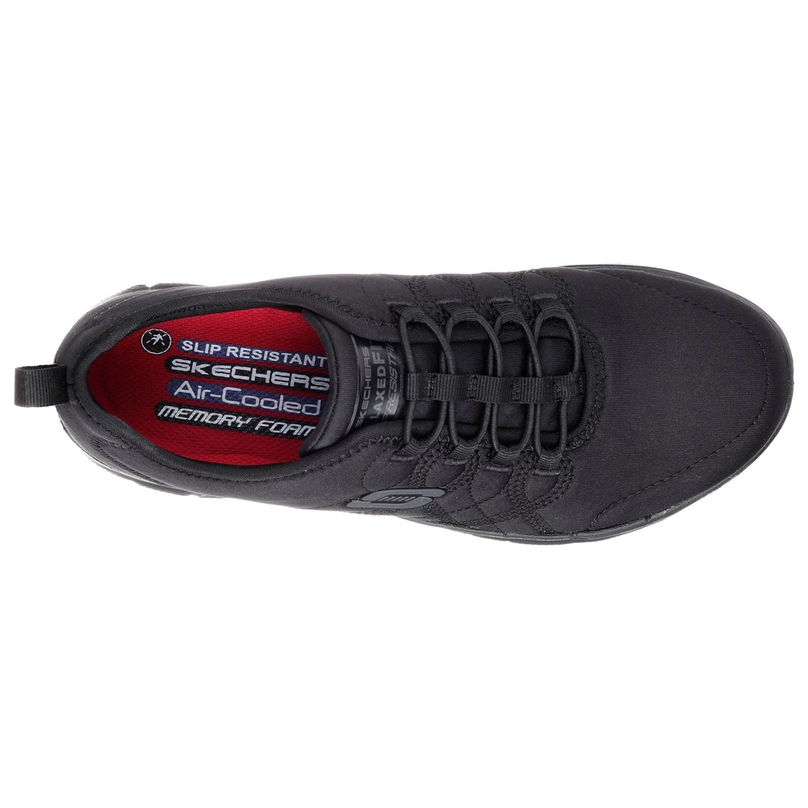 Skechers Workwear Ghenter Srelt Polyester Women's Black Safety Sneakers