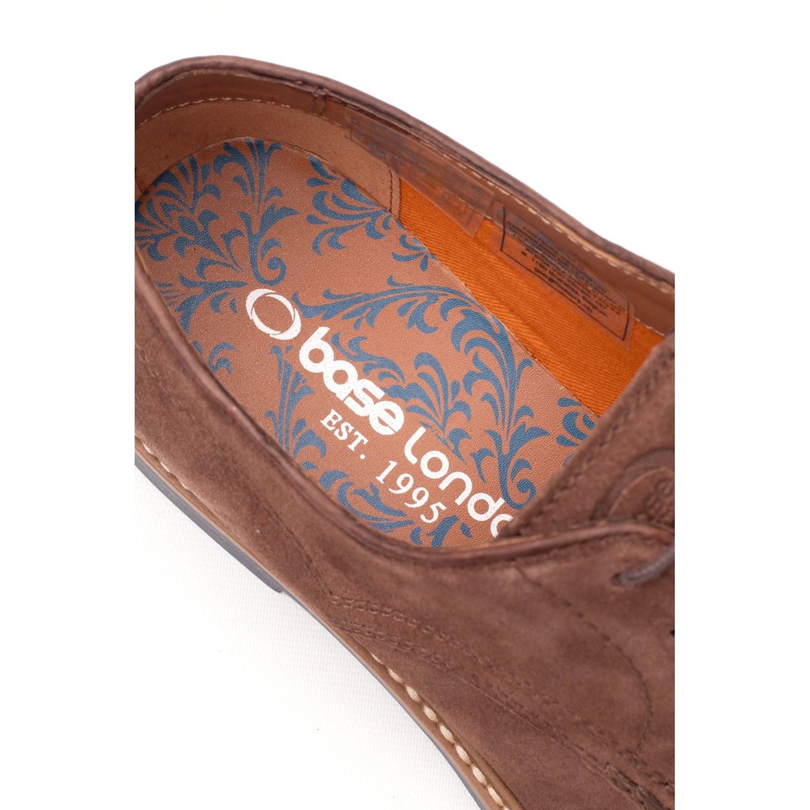 Base London Strand Leather Men's Brown Lace-Up Shoes