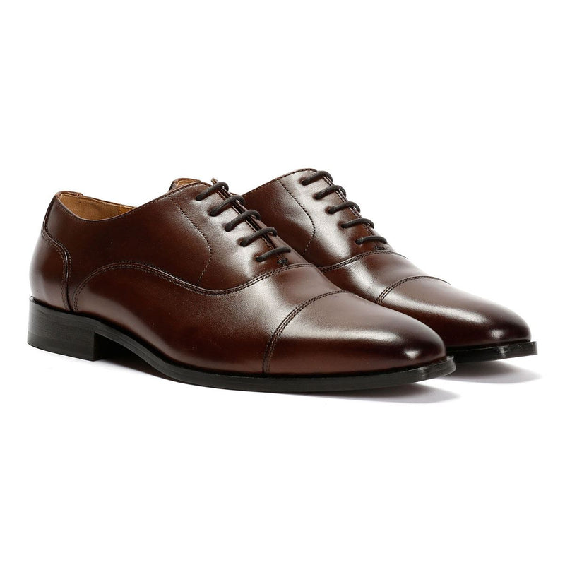 Chapman & Moore Toe Cap Oxford Leather Men's Chocolate Shoes