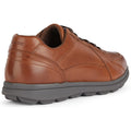 Geox U SPHERICA EC12 Leather Bovine Full Grain Men's Cognac Sneakers