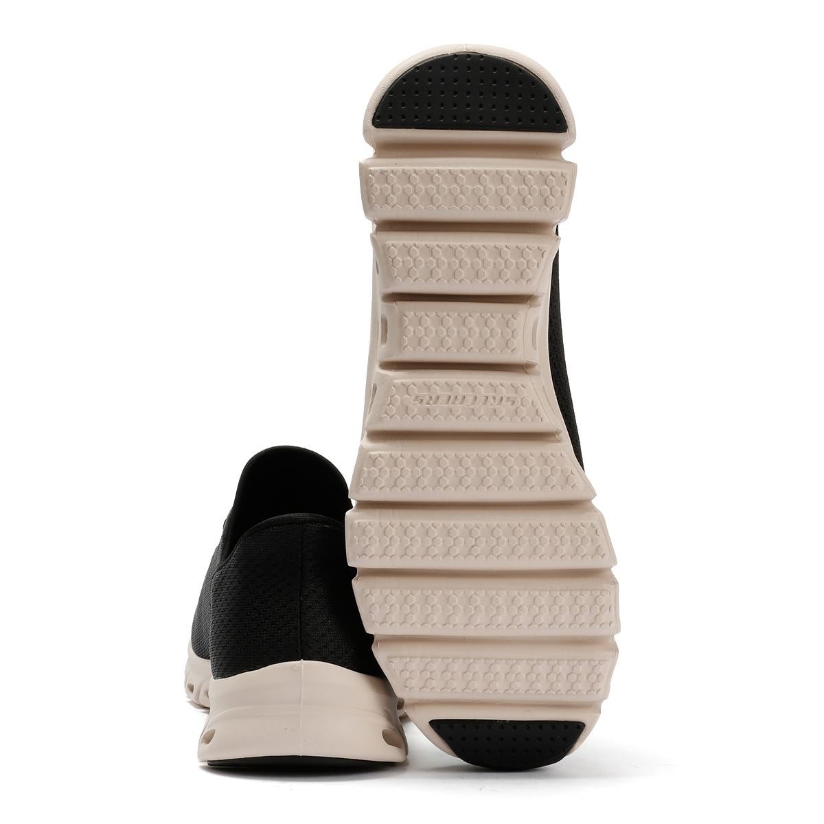 Skechers Slip-Ins Glide Step Vibey Mesh Women's Black Sneakers