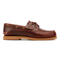 Timberland Classic 2 Eye Leather Women's Burgundy Boat Shoes