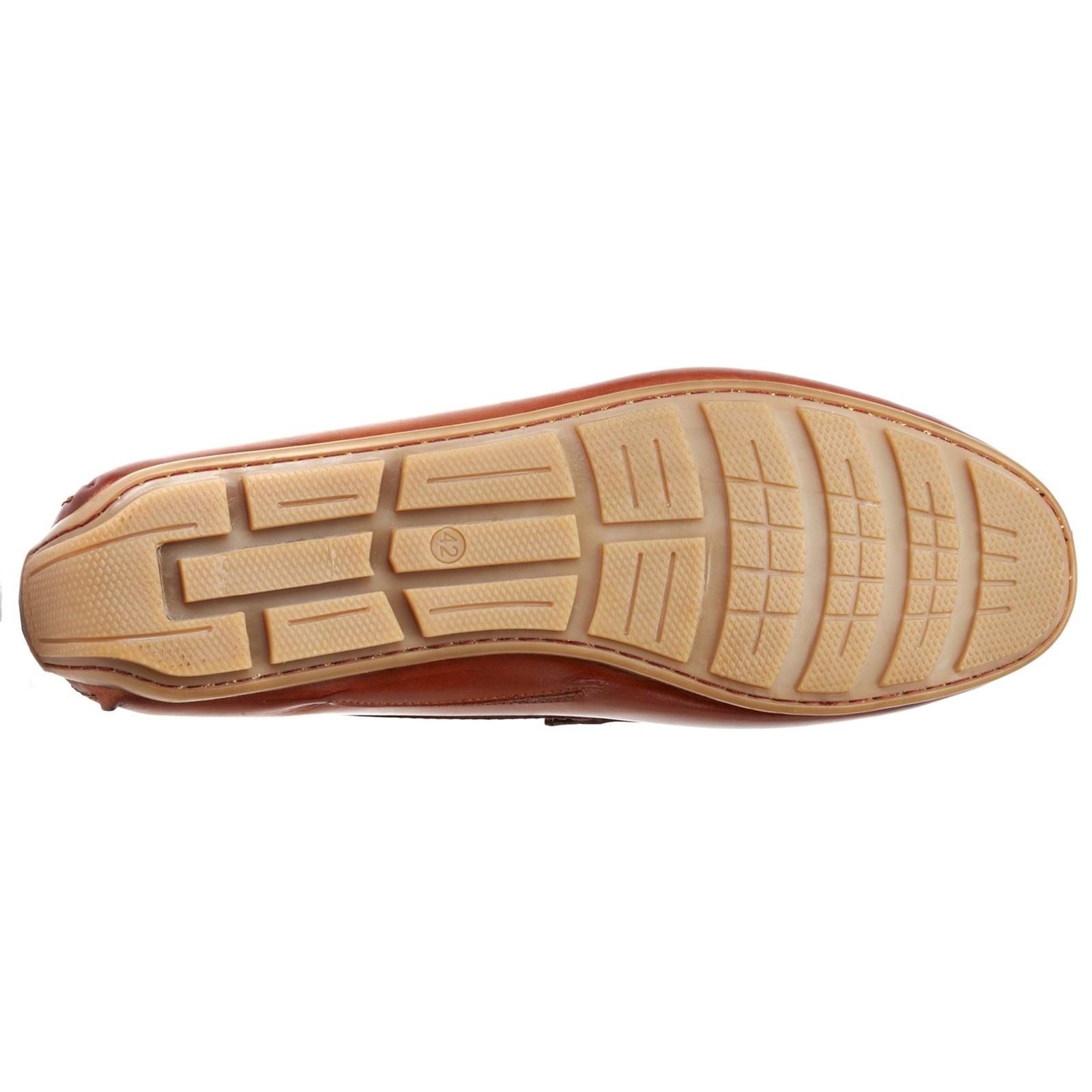 Base London Collins Driver Leather Men's Burnt Tan Loafers