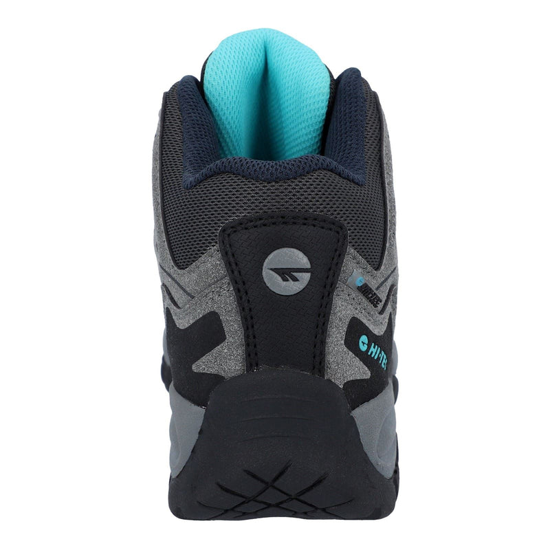 Hi-Tec Corzo Mid PU Suede Women's Graphite Grey/Dark Red Hiking Boots