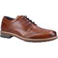 Hush Puppies Jayden Leather Men's Tan Brogues Shoes