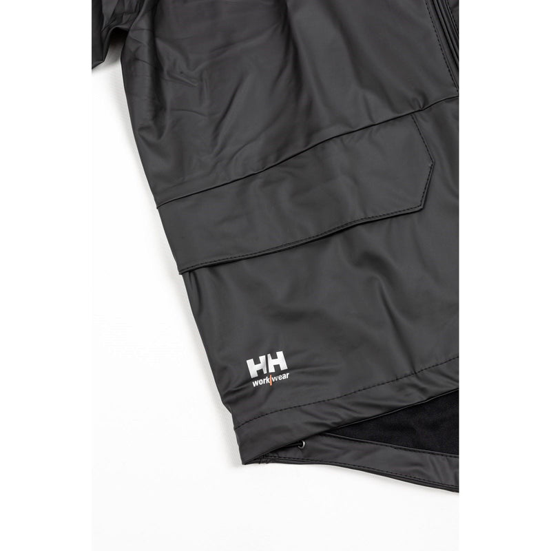 Helly Hansen Workwear Voss Unisex Adults Black Rain Jacket