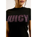 Juicy Couture Impact Juicy Logo Cotton Women's Black T-Shirt