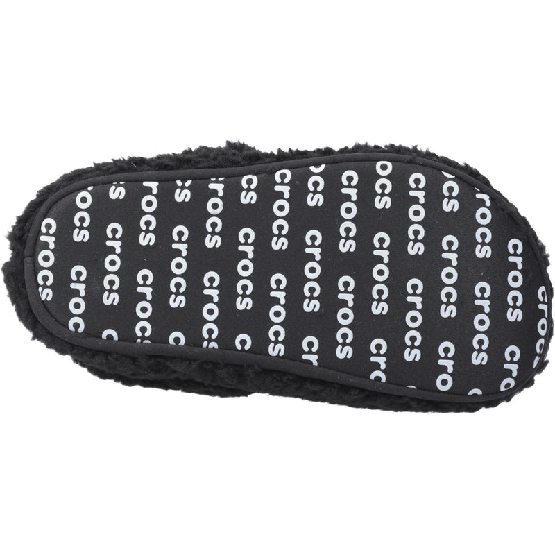 Crocs Classic Cozzzy Synthetic Black Slippers